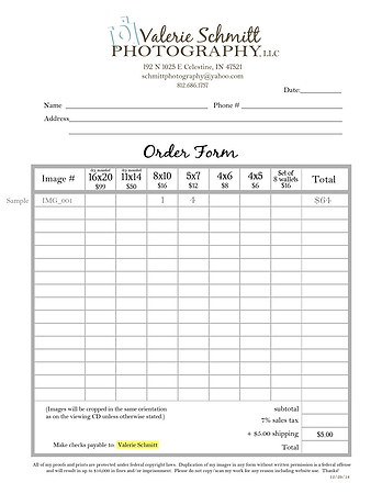 Order Forms